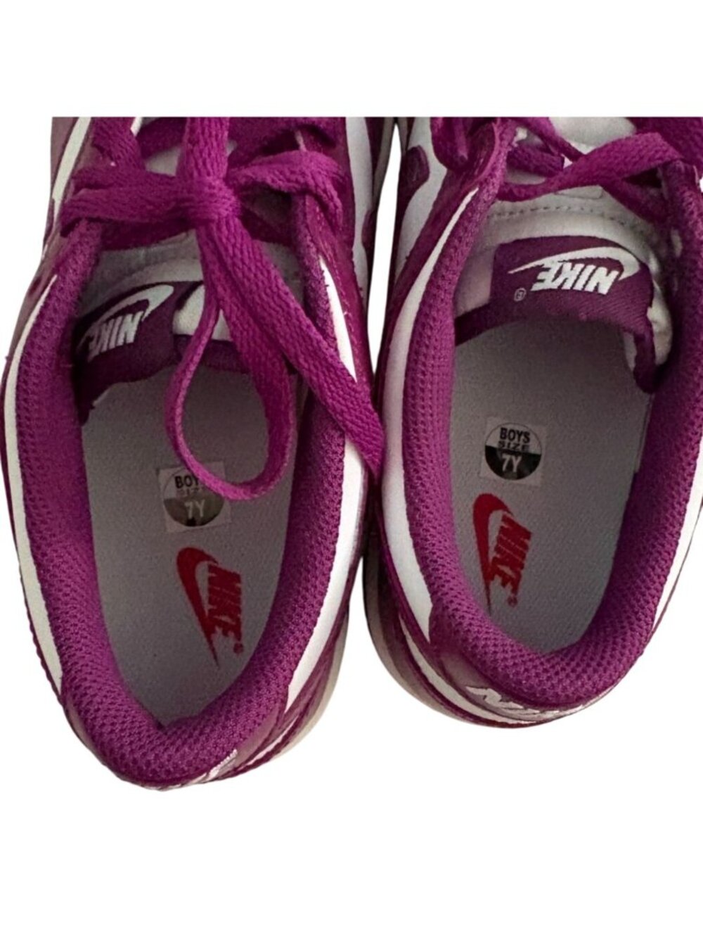 Nike Dunk Low GS Viotech Purple White FB9109-110 Youth Size 7-NWOB - Picture 4 of 8